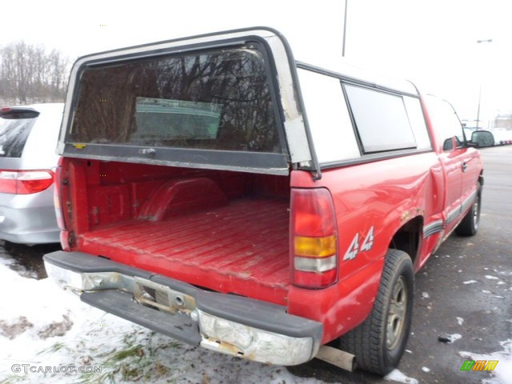 1999 Silverado 1500 Extended Cab 4x4 - Victory Red / Graphite photo #2