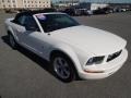 Performance White 2008 Ford Mustang V6 Premium Convertible Exterior