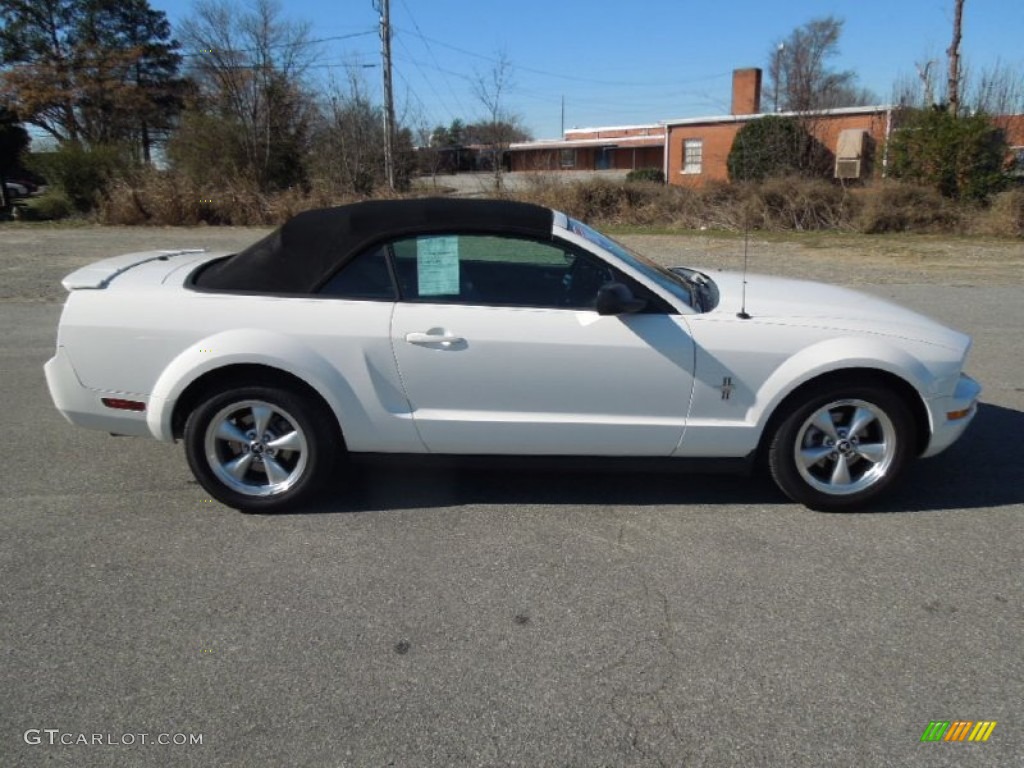 Performance White 2008 Ford Mustang V6 Premium Convertible Exterior Photo #76243652
