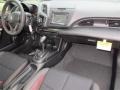Black/Red 2013 Honda CR-Z EX Navigation Sport Hybrid Dashboard