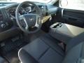 Ebony 2013 Chevrolet Silverado 1500 LT Extended Cab Interior Color