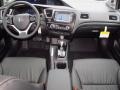 Black 2013 Honda Civic EX-L Sedan Dashboard