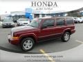 2007 Red Rock Pearl Jeep Commander Sport  photo #1