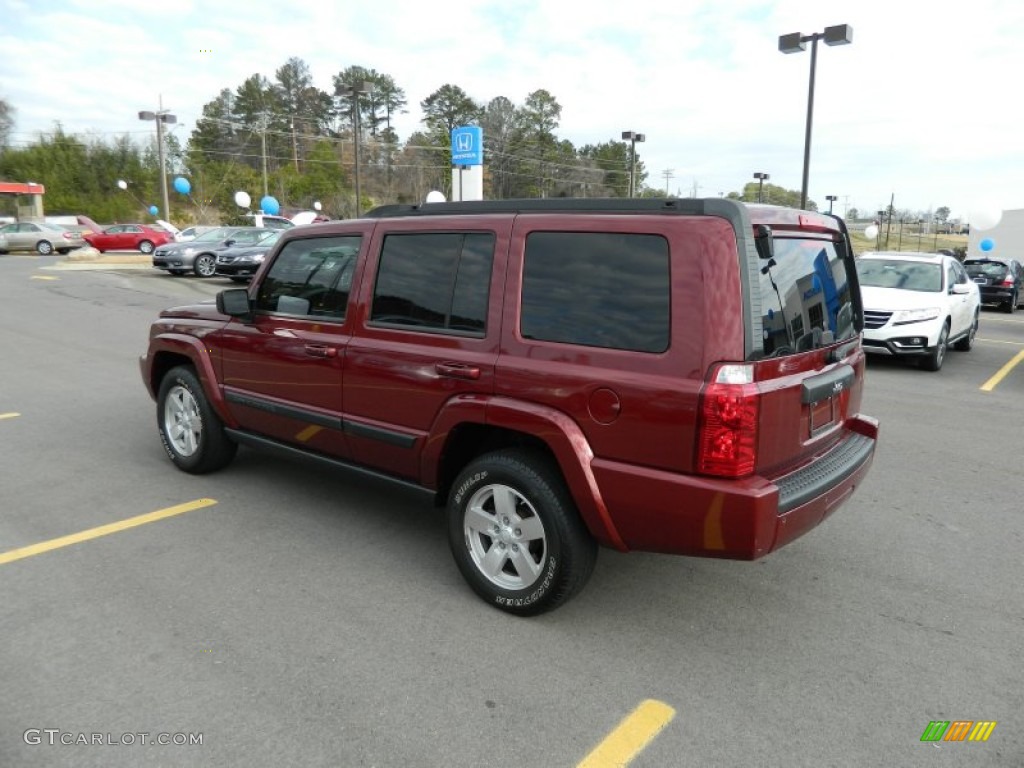 Red Rock Pearl 2007 Jeep Commander Sport Exterior Photo #76245438