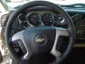 Ebony 2013 Chevrolet Silverado 2500HD LT Extended Cab 4x4 Steering Wheel