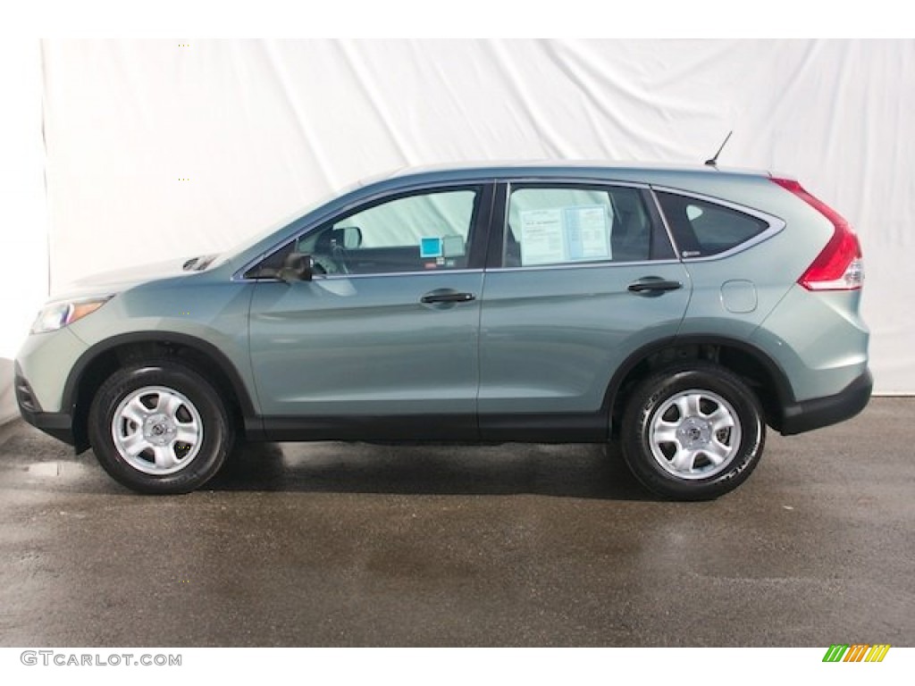 2012 CR-V LX - Opal Sage Metallic / Black photo #8