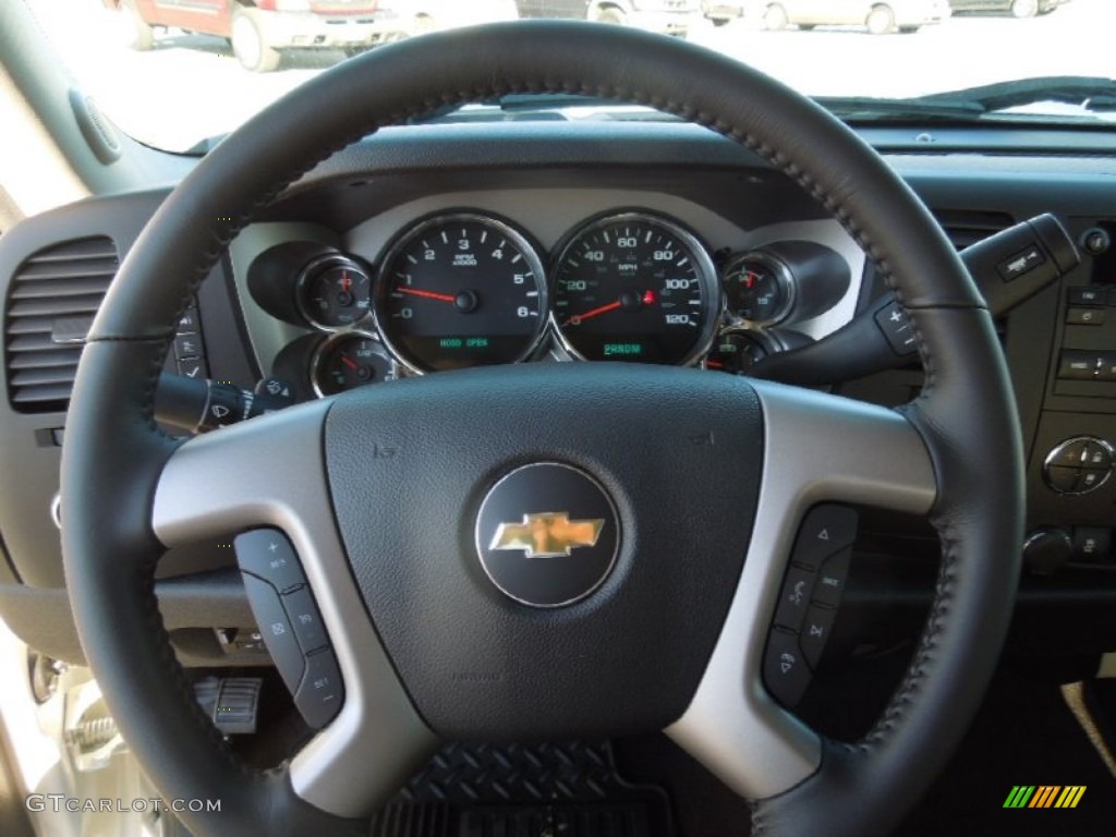 2013 Silverado 1500 LT Crew Cab 4x4 - White Diamond Tricoat / Ebony photo #14