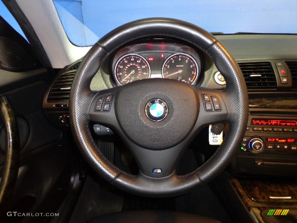 2008 1 Series 135i Coupe - Jet Black / Black photo #22