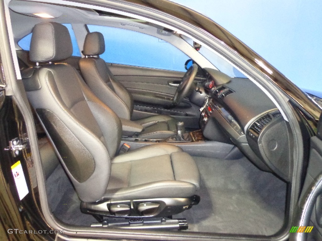 2008 1 Series 135i Coupe - Jet Black / Black photo #29
