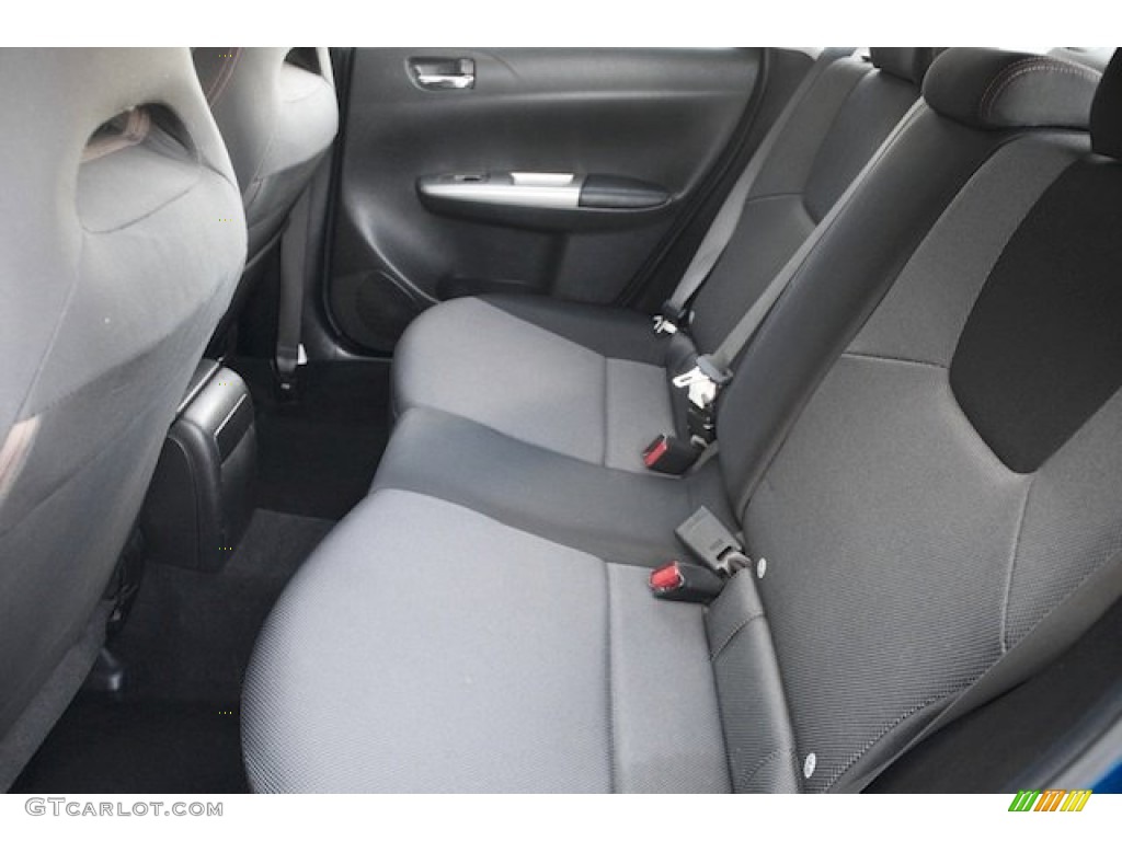 Carbon Black Interior 2009 Subaru Impreza WRX Wagon Photo #76246646