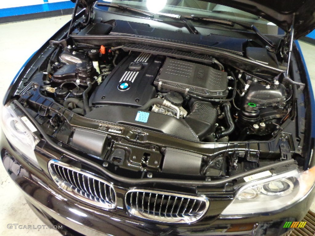 2008 1 Series 135i Coupe - Jet Black / Black photo #31