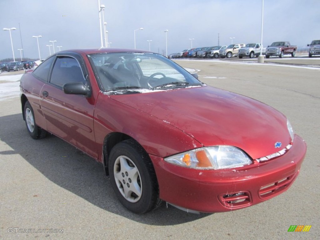 2000 Cavalier Coupe - Cayenne Red Metallic / Graphite photo #4