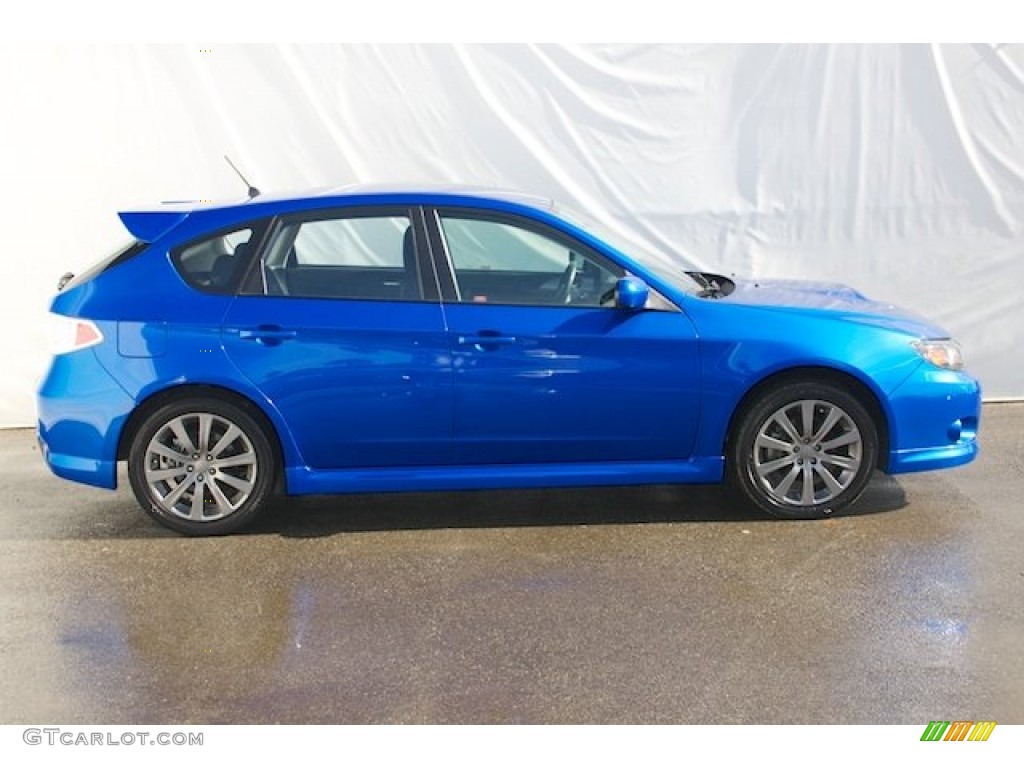 WR Blue Mica 2009 Subaru Impreza WRX Wagon Exterior Photo #76246769