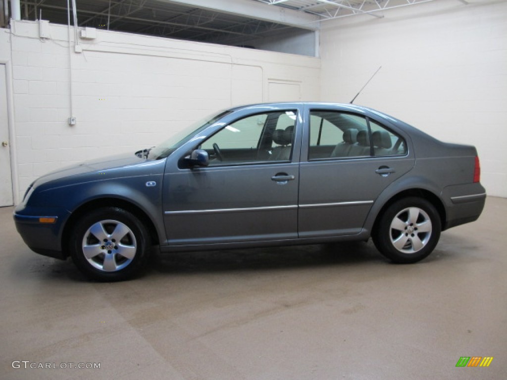 2004 Jetta GLS Sedan - Platinum Grey Metallic / Grey photo #4