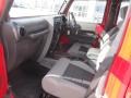 Dark Slate Gray/Medium Slate Gray 2010 Jeep Wrangler Unlimited Sport 4x4 Right Hand Drive Interior Color