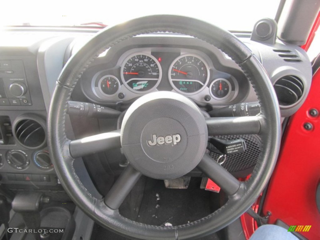 2010 Jeep Wrangler Unlimited Sport 4x4 Right Hand Drive Steering Wheel Photos