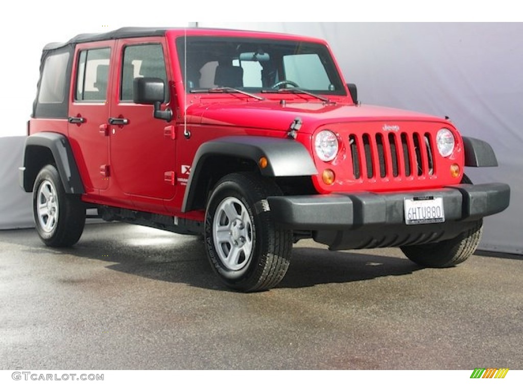 Flame Red Jeep Wrangler Unlimited