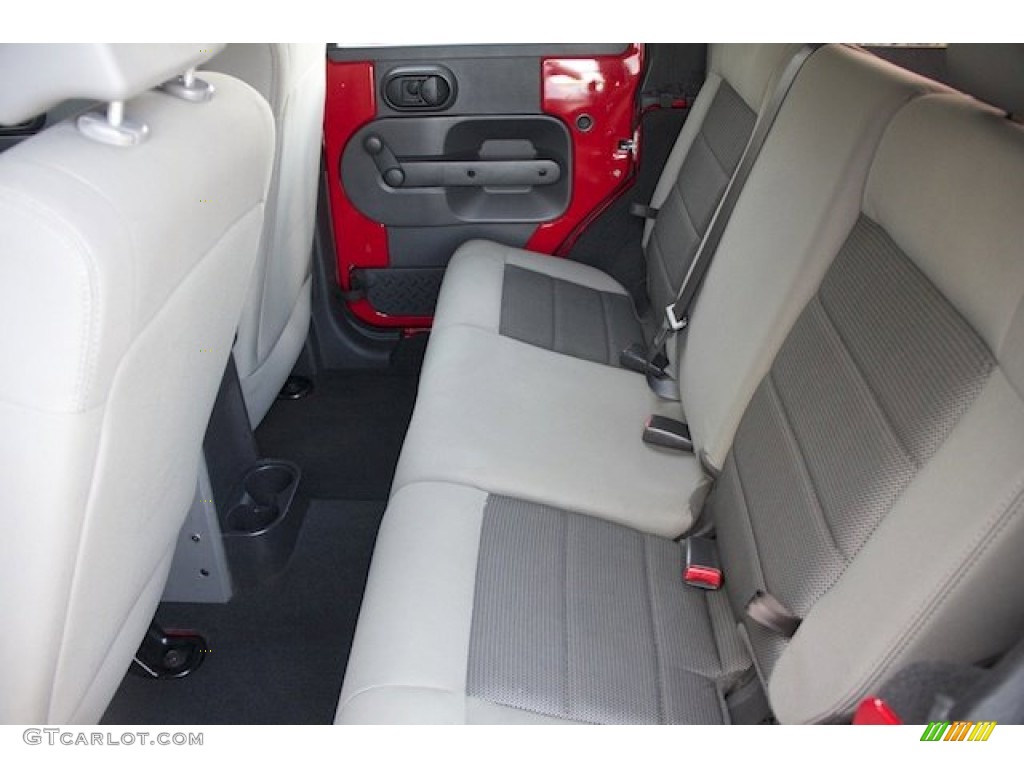 2008 Jeep Wrangler Unlimited X Rear Seat Photo #76247189