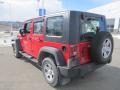 2010 Flame Red Jeep Wrangler Unlimited Sport 4x4 Right Hand Drive  photo #15