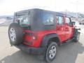 2010 Flame Red Jeep Wrangler Unlimited Sport 4x4 Right Hand Drive  photo #16