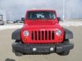 Flame Red 2010 Jeep Wrangler Unlimited Sport 4x4 Right Hand Drive Exterior