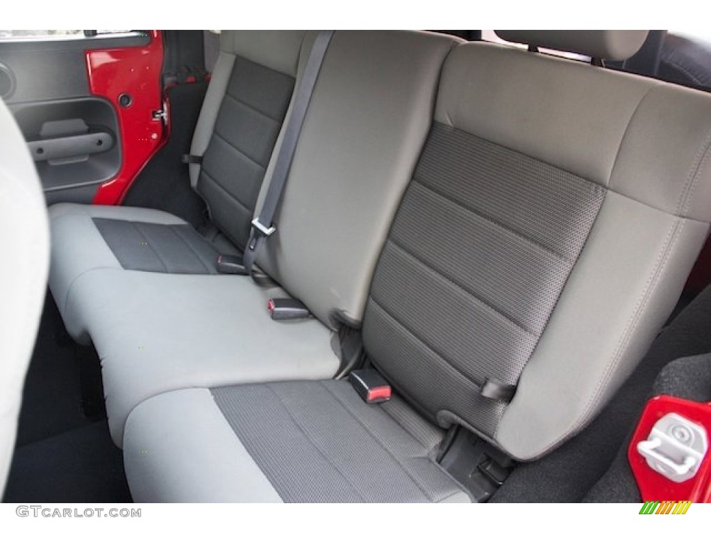2008 Jeep Wrangler Unlimited X Rear Seat Photos