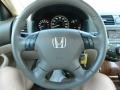 Ivory 2007 Honda Accord EX-L Sedan Steering Wheel