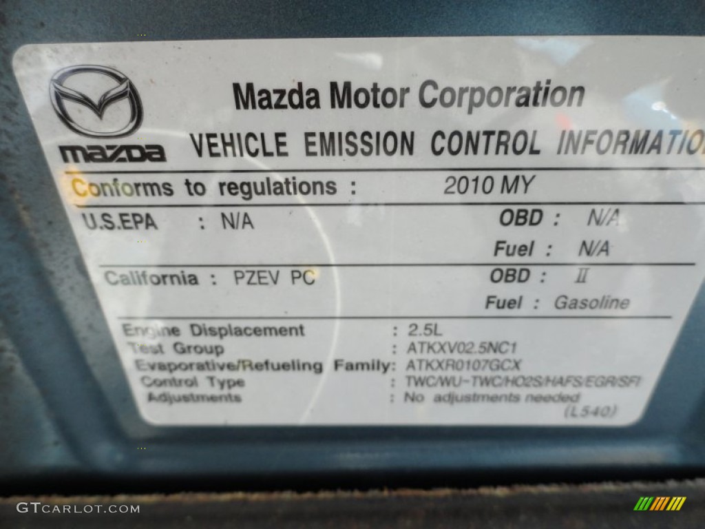 2010 MAZDA3 s Grand Touring 5 Door - Gunmetal Blue Mica / Black photo #27