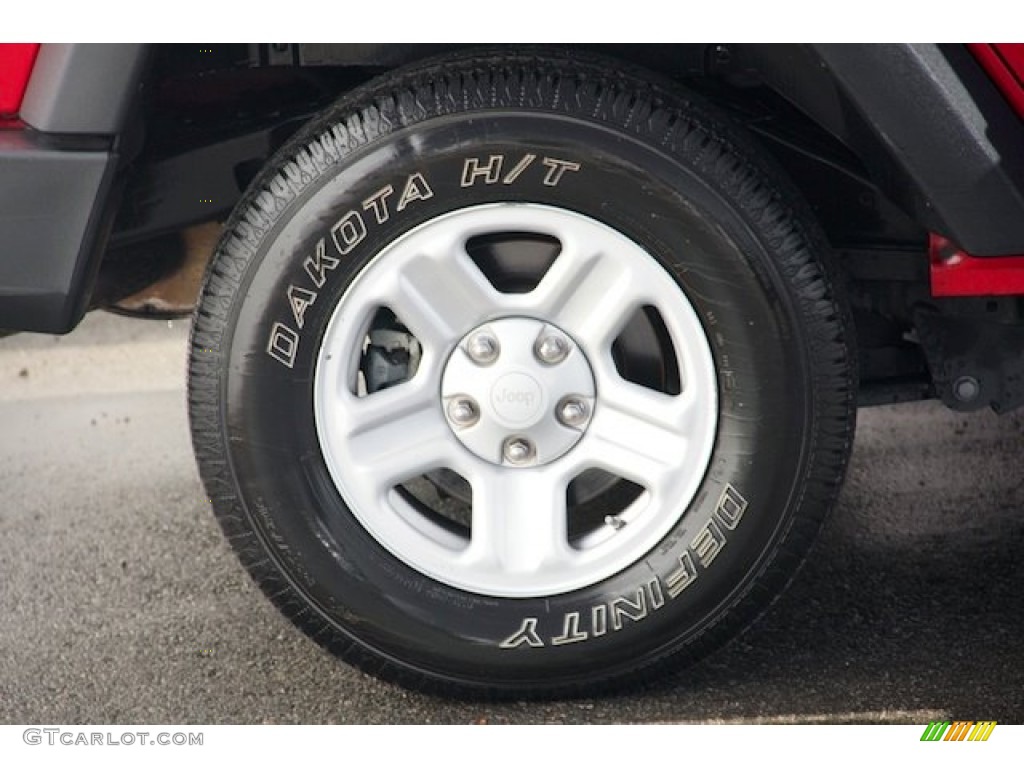 2008 Jeep Wrangler Unlimited X Wheel Photo #76247648