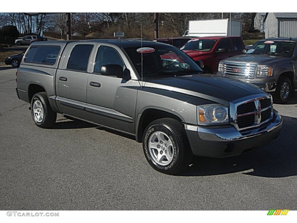 Mineral Gray Metallic 2005 Dodge Dakota SLT Quad Cab Exterior Photo #76249133