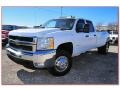 Summit White 2008 Chevrolet Silverado 3500HD LT Crew Cab 4x4 Dually