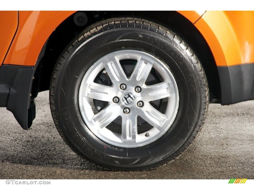 2007 Element EX AWD - Tangerine Orange Metallic / Black/Titanium photo #32