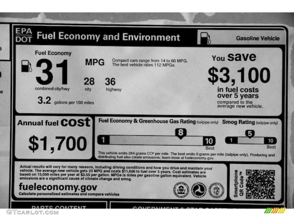 2013 Honda Civic EX Coupe Window Sticker Photo #76249574