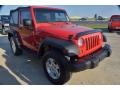 Flame Red 2009 Jeep Wrangler X 4x4 Exterior