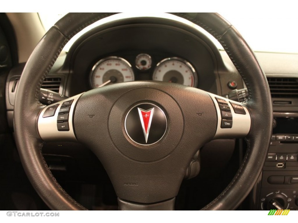 2009 Pontiac G5 Standard G5 Model Ebony Steering Wheel Photo #76251072