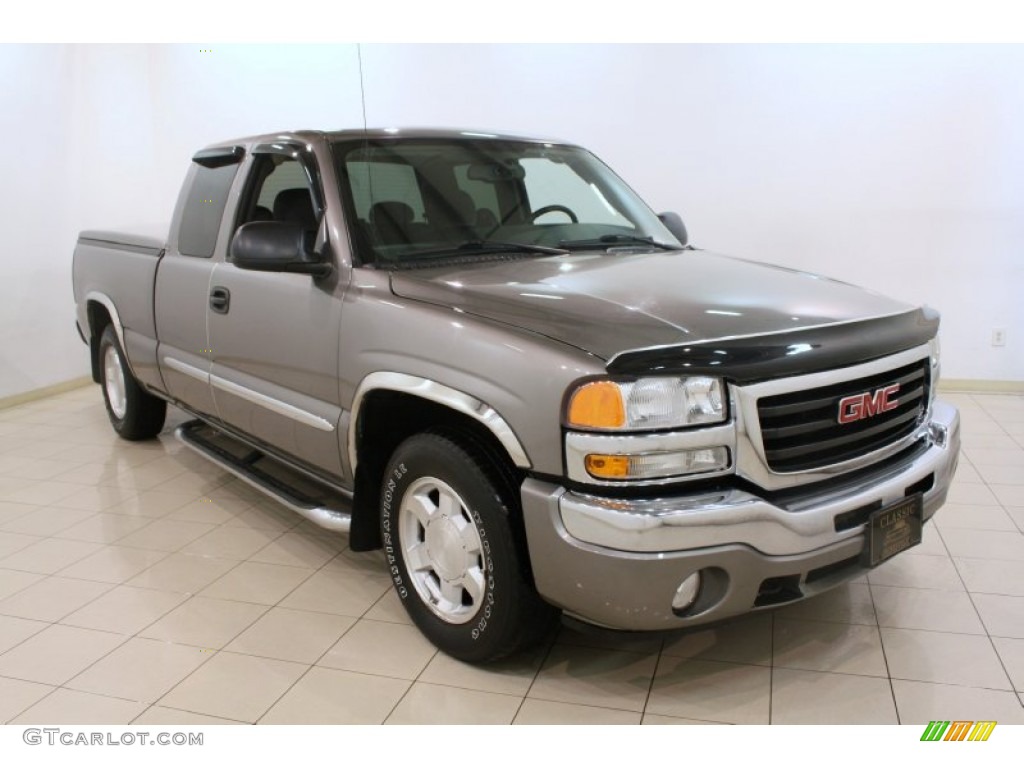 2007 Sierra 1500 Classic SLE Extended Cab - Steel Gray Metallic / Ebony Black photo #1