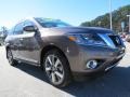 2013 Mocha Stone Nissan Pathfinder Platinum  photo #7