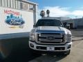 White Platinum Metallic Tri-Coat 2013 Ford F350 Super Duty Platinum Crew Cab 4x4