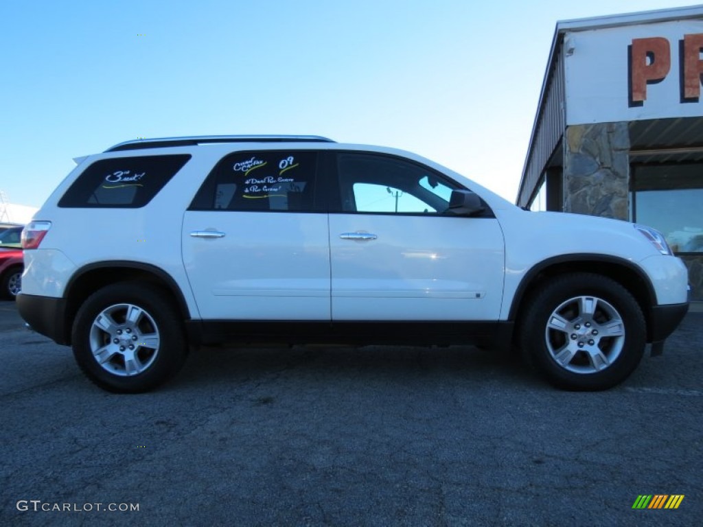 2009 Acadia SLE - Summit White / Ebony photo #8