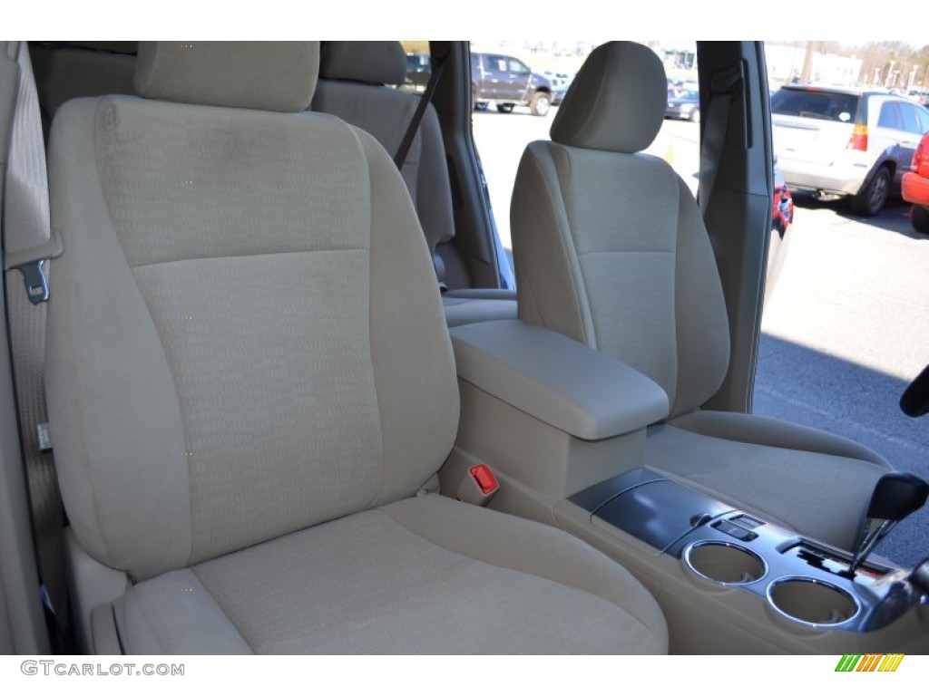 2013 Highlander V6 - Shoreline Blue Pearl / Sand Beige photo #20