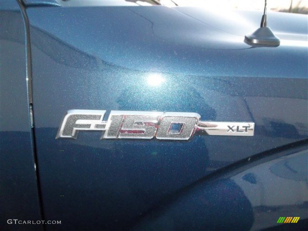 2013 F150 XLT SuperCrew - Blue Jeans Metallic / Steel Gray photo #14