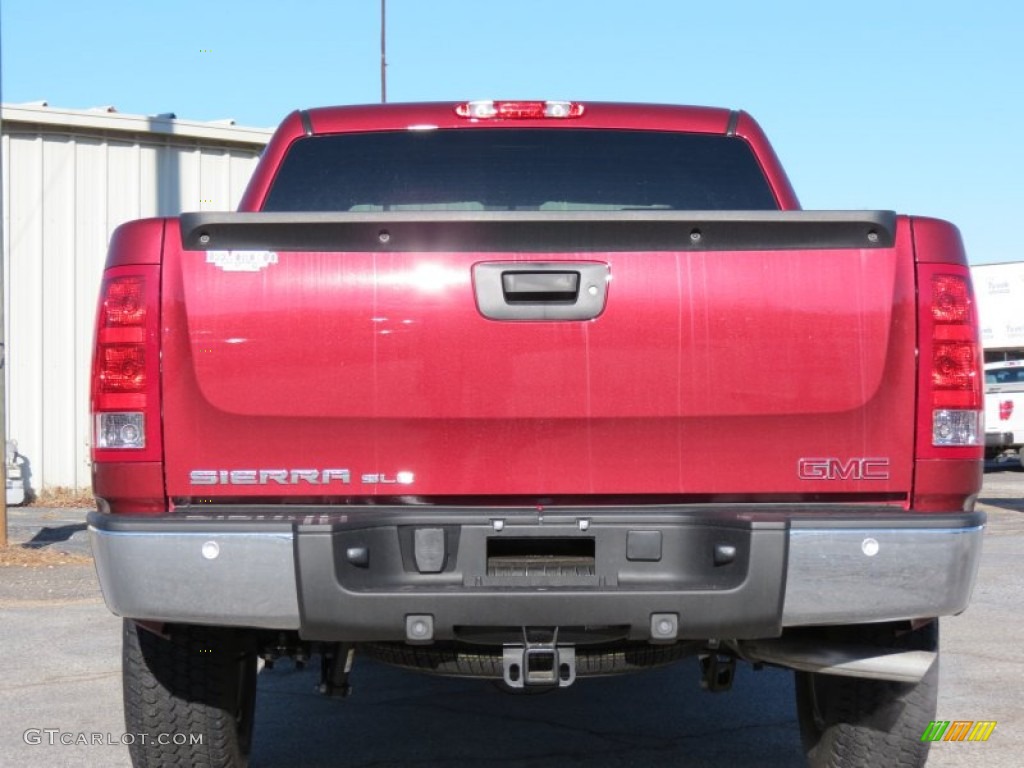 2013 Sierra 1500 SLE Crew Cab 4x4 - Sonoma Red Metallic / Ebony photo #6