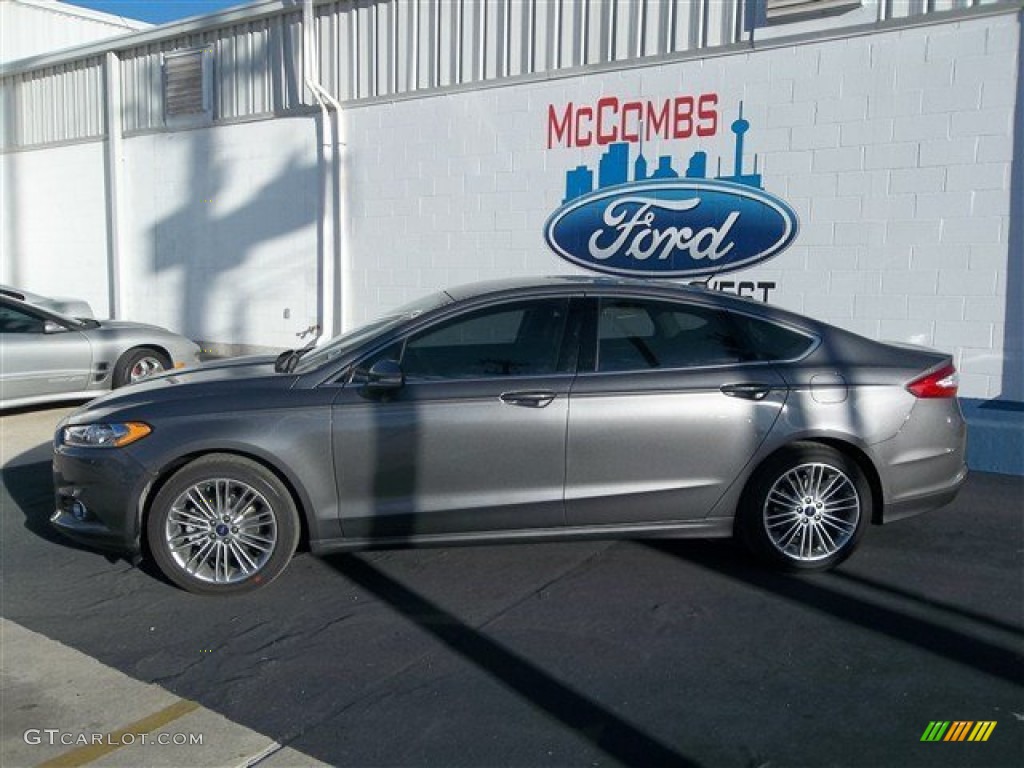 2013 Fusion SE 1.6 EcoBoost - Sterling Gray Metallic / Charcoal Black photo #3