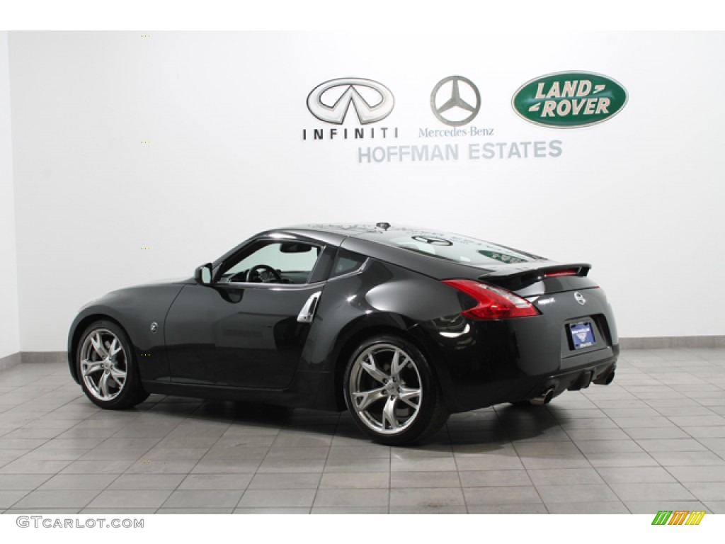 2010 370Z Sport Touring Coupe - Magnetic Black / Black Leather photo #5