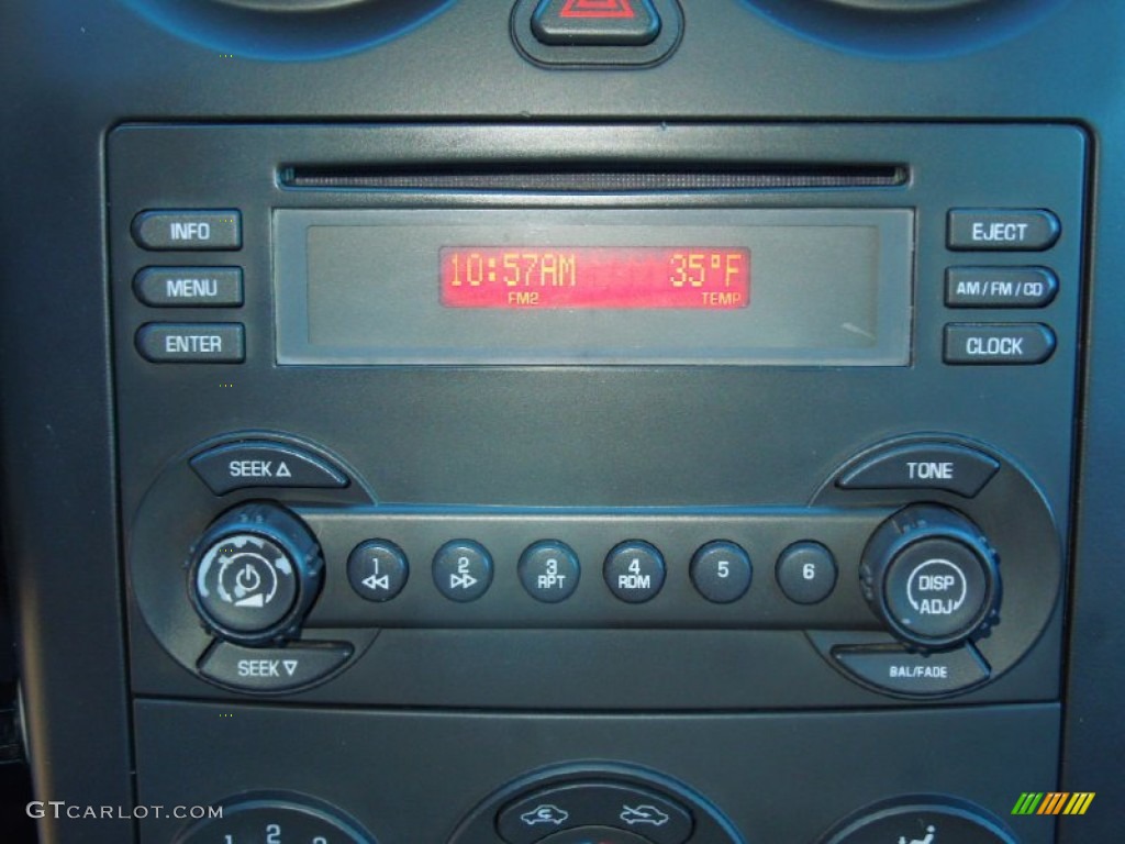 2005 Pontiac G6 Sedan Audio System Photos