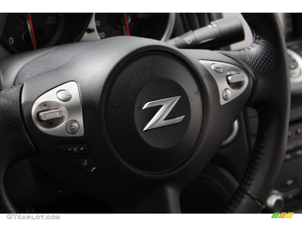 2010 370Z Sport Touring Coupe - Magnetic Black / Black Leather photo #8