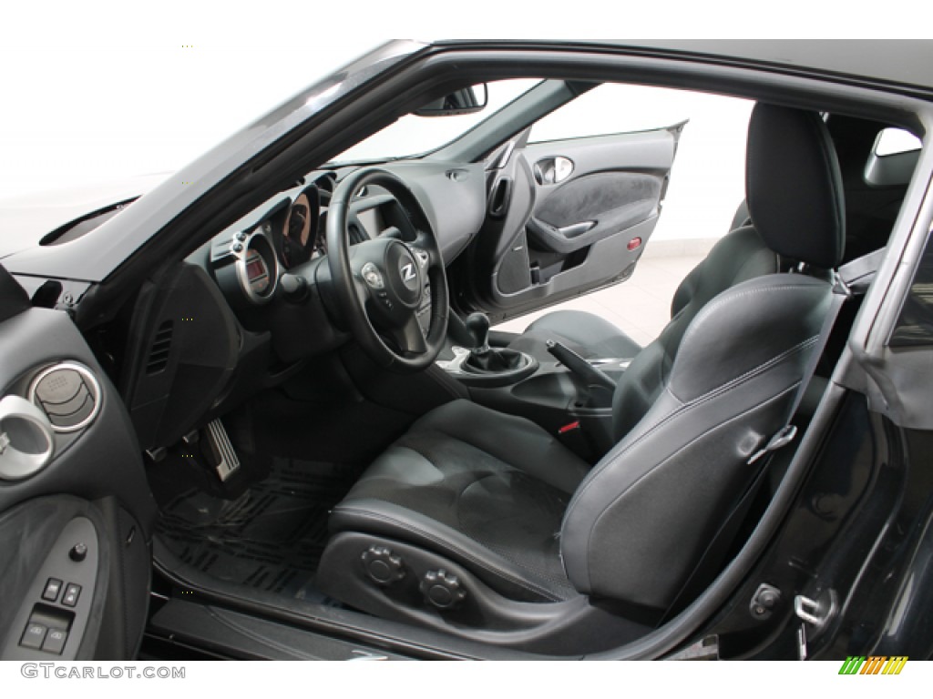 2010 370Z Sport Touring Coupe - Magnetic Black / Black Leather photo #16