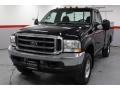 2002 Black Ford F350 Super Duty XLT Regular Cab 4x4  photo #4