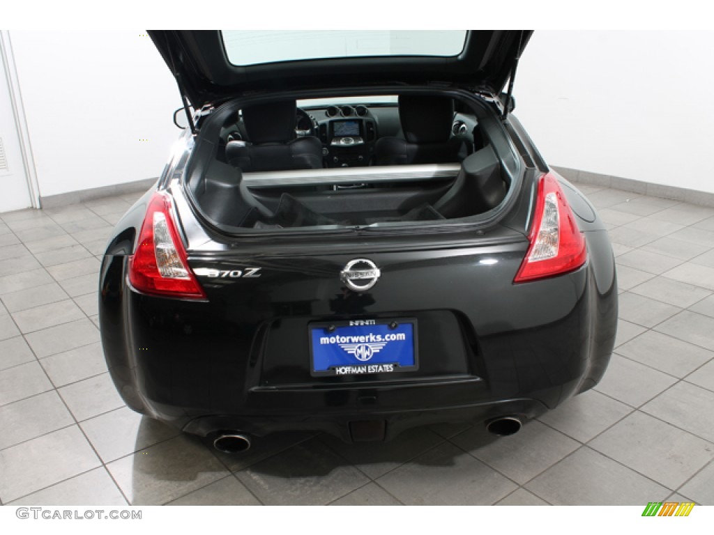 2010 370Z Sport Touring Coupe - Magnetic Black / Black Leather photo #20