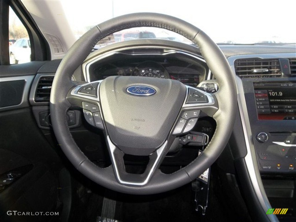 2013 Fusion SE 1.6 EcoBoost - Sterling Gray Metallic / Charcoal Black photo #42